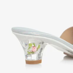 Souza Girls Pink & Silver Iridescent Heeled Shoes Outlet