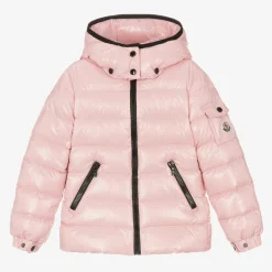 Moncler Enfant Girls Pink Bady Down Padded Jacket Hot