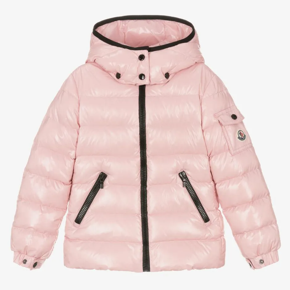 Moncler Enfant Girls Pink Bady Down Padded Jacket Hot