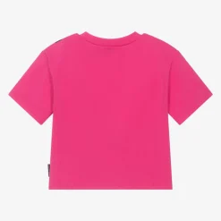 MARC JACOBS Girls Pink Bag Print Cotton T-Shirt New