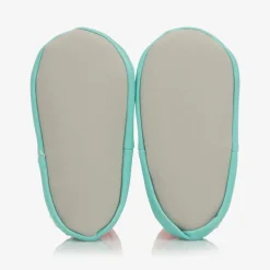 Powell Craft Girls Pink Bear Slipper Socks New