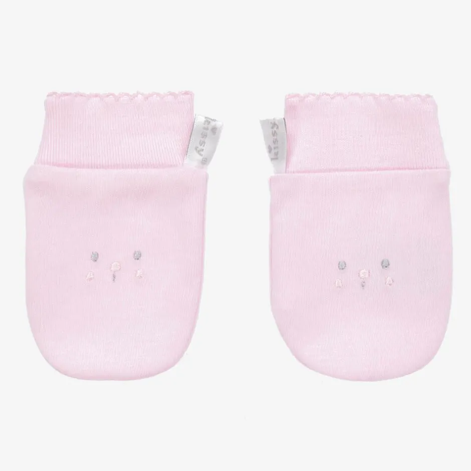 Kissy Kissy Girls Pink Beary Best Friends Scratch Mittens Discount