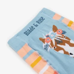 Blade amp; Rose Girls Pink Bella The Horse Striped Leggings Hot