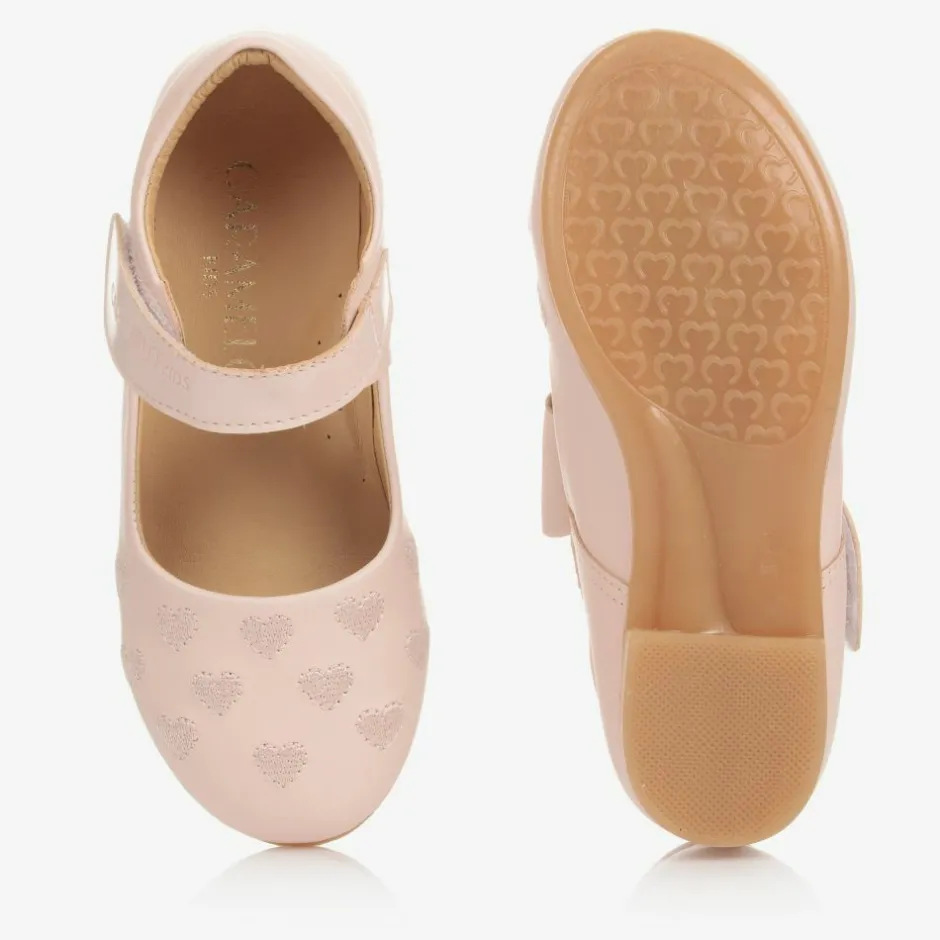 Caramelo Kids Girls Pink Bow Shoes New