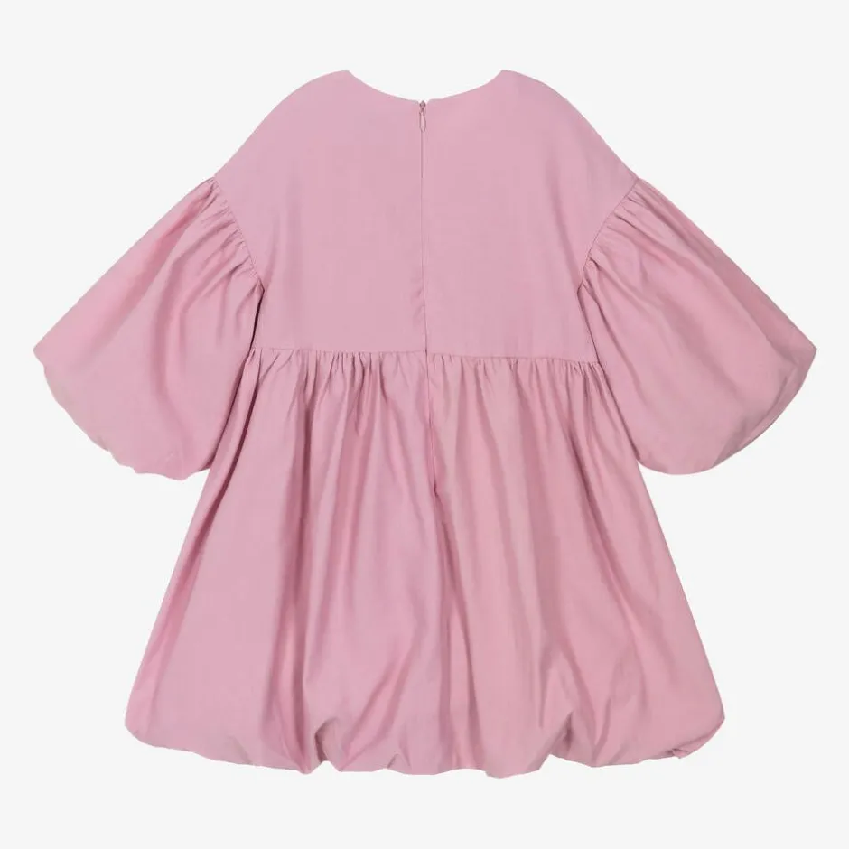 RaspberryPlum Girls Pink Bubble Hem Dress Clearance