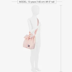 Tommy Hilfiger Girls Pink Canvas Flag Lunch Bag (23cm) Best