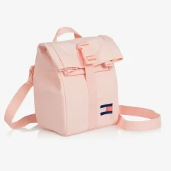 Tommy Hilfiger Girls Pink Canvas Flag Lunch Bag (23cm) Best