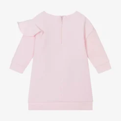 KARL LAGERFELD KIDS Girls Pink Choupette Sweatshirt Dress Discount