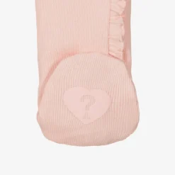 Guess Girls Pink Cotton Babysuit Set Discount
