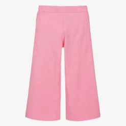 Monnalisa Girls Pink Cotton Barbie Joggers Outlet