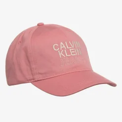 Calvin Klein Girls Pink Cotton Baseball Cap Best