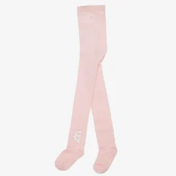 Pretty Originals Girls Pink Cotton Bow Tights Best