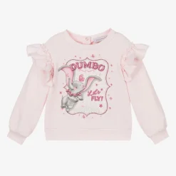 Monnalisa Girls Pink Cotton Disney Sweatshirt Sale