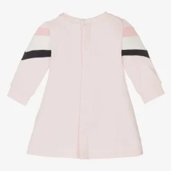 BOSS Girls Pink Cotton Dress
