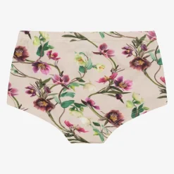 Molo Girls Pink Cotton Floral Knickers (2 Pack) Online