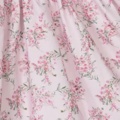Foque Girls Pink Cotton Floral Dress Outlet