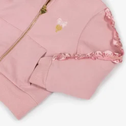 Angels Face Girls Pink Cotton Frilled Tracksuit TeaRose Sale