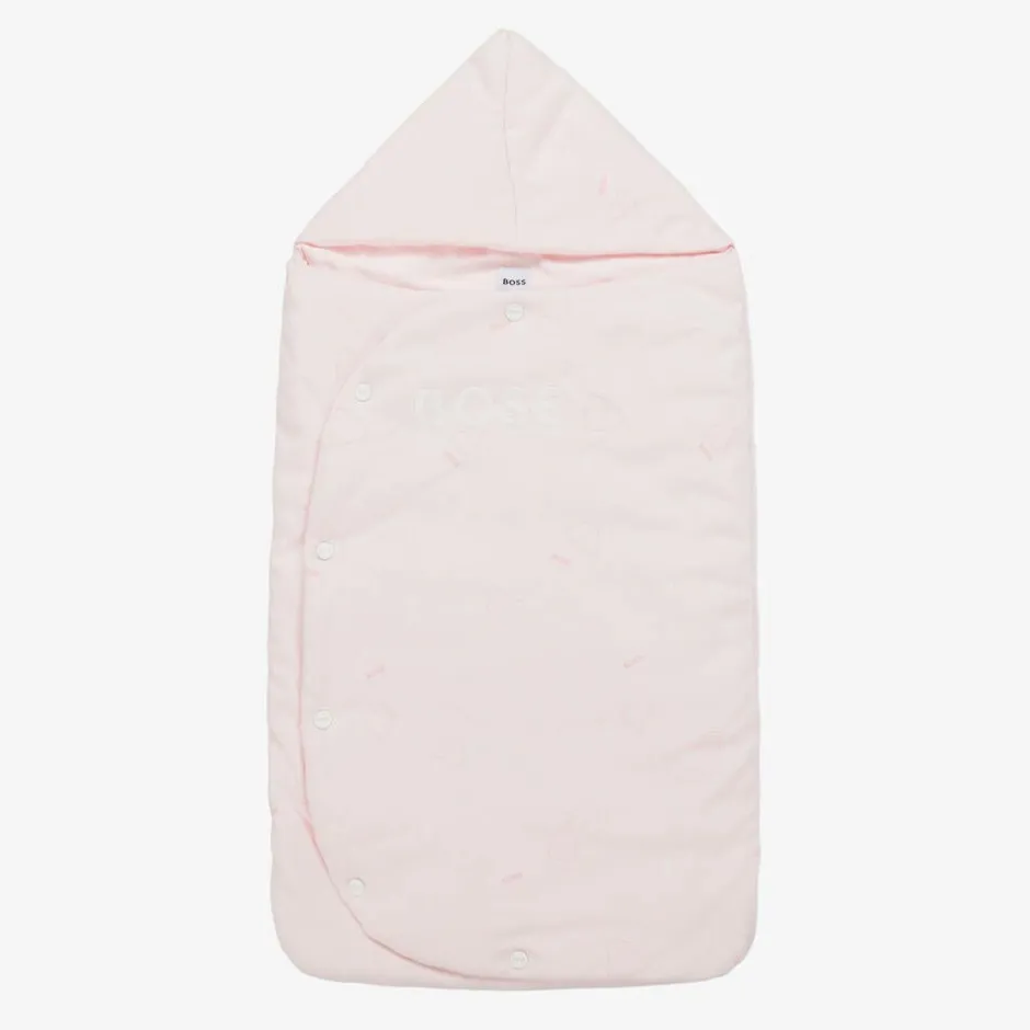 BOSS Girls Pink Cotton Ginkgo Leaf Nest (80cm) Best