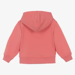 Burberry Girls Pink Cotton Hoodie New