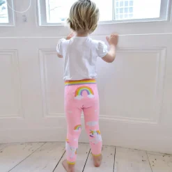 Powell Craft Girls Pink Cotton Leggings Online