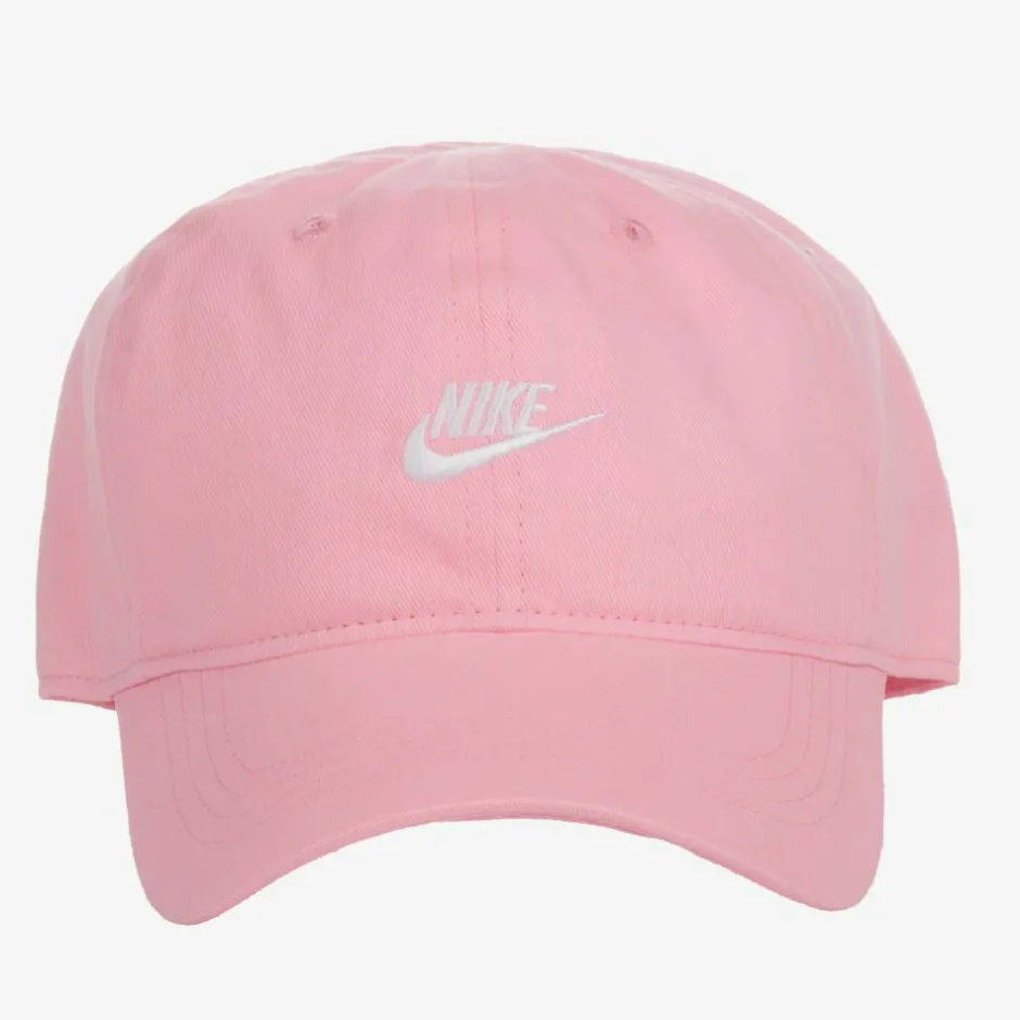 Nike Girls Pink Cotton Logo Cap