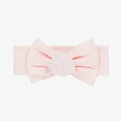 A Dee Girls Pink Cotton Pom-Pom Headband Hot