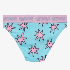 Stella McCartney Kids Girls Pink Cotton Star Knickers (7 Pack) Clearance