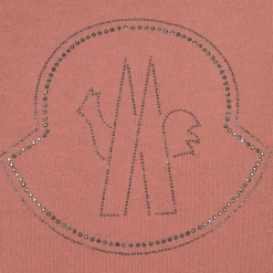 Moncler Enfant Girls Pink Cotton Sweatshirt Online