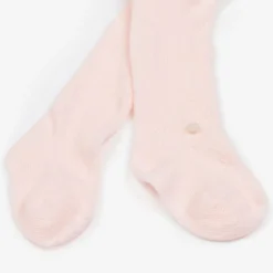Tartine et Chocolat Girls Pink Cotton Tights