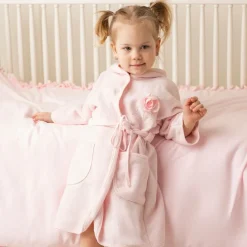 Sofija Girls Pink Cotton Towelling Bathrobe Best