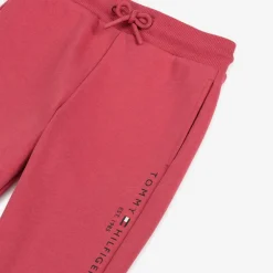 Tommy Hilfiger Girls Pink Cotton Tracksuit Best