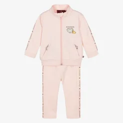 AIGNER Girls Pink Cotton Tracksuit Hot