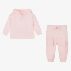MARC JACOBS Girls Pink Cotton Tracksuit Best