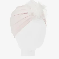 Caramelo Kids Girls Pink Cotton Turban Online