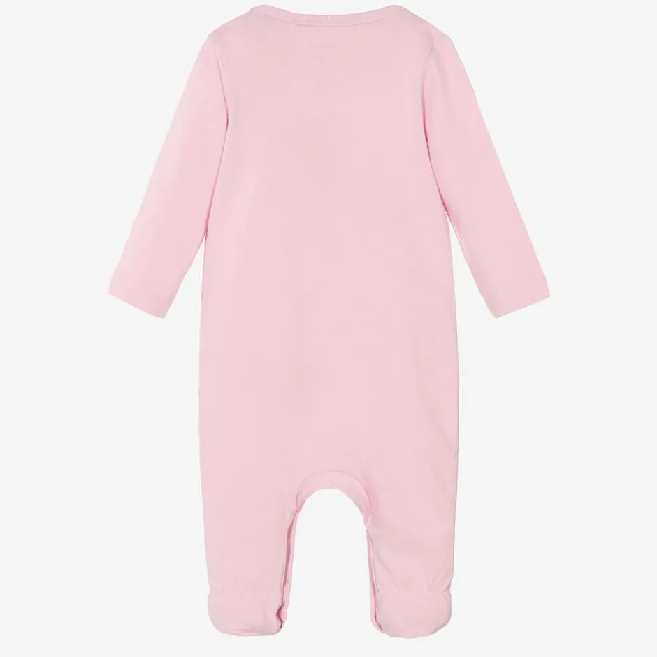 NAME IT Girls Pink Cotton Unicorn Babygrow Outlet