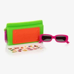 Dolce amp; Gabbana Girls Pink DG Charms Sunglasses Best