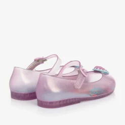 Mini Melissa Girls Pink Disney Jelly Shoes