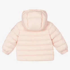 Moncler Enfant Girls Pink Down Puffer Jacket Sale