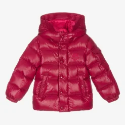 Moncler Enfant Girls Pink Down Puffer Jacket