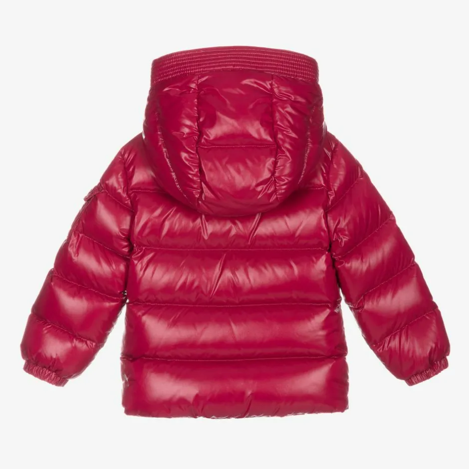 Moncler Enfant Girls Pink Down Puffer Jacket