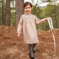 Tutto Piccolo Girls Pink Dress & Tights Set Online