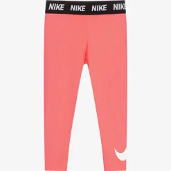 Nike Girls Pink Dri Fit Leggings Clearance