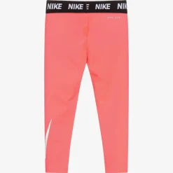 Nike Girls Pink Dri Fit Leggings Clearance