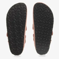 Birkenstock Girls Pink Faux Leather Clog Sandals Discount