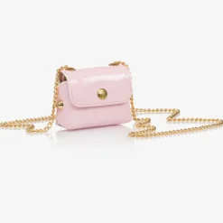 Zaccone Girls Pink Faux Leather Mini Bag (8cm) Hot