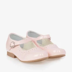 Sevva Girls Pink Faux Patent Leather Shoes Online