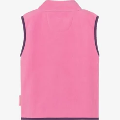 Playshoes Girls Pink Fleece Gilet