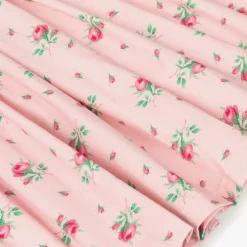 Rachel Riley Girls Pink Floral Cotton Jersey Dress Hot