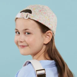 Milledeux Girls Pink Floral Liberty Print Cap Outlet
