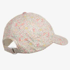 Milledeux Girls Pink Floral Liberty Print Cap Outlet